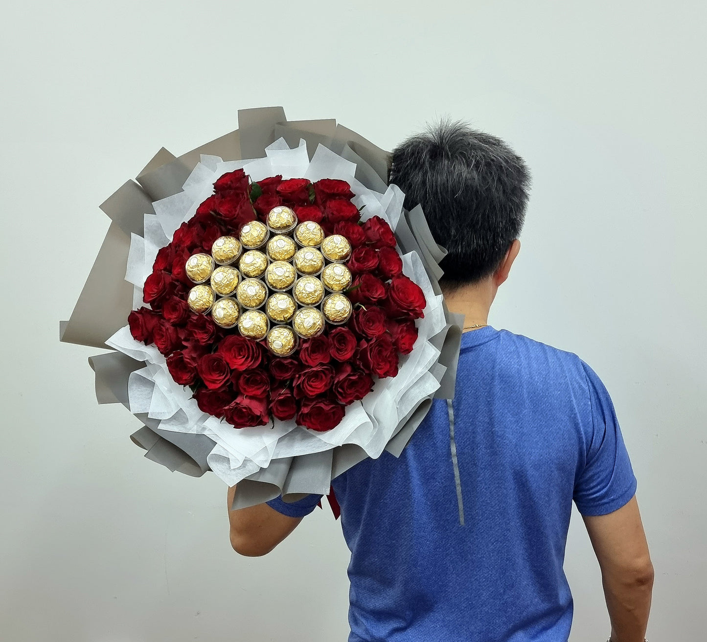 You're My One and Only - Red Roses with Ferrero Rocher