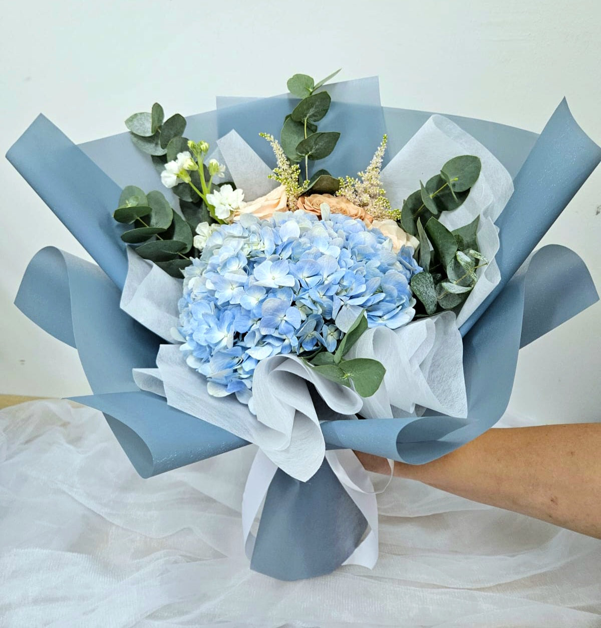 Bouquet - Hydrangea and Roses