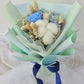 Bouquet (Blue Preserved Rose) - Handcrafted Gifts