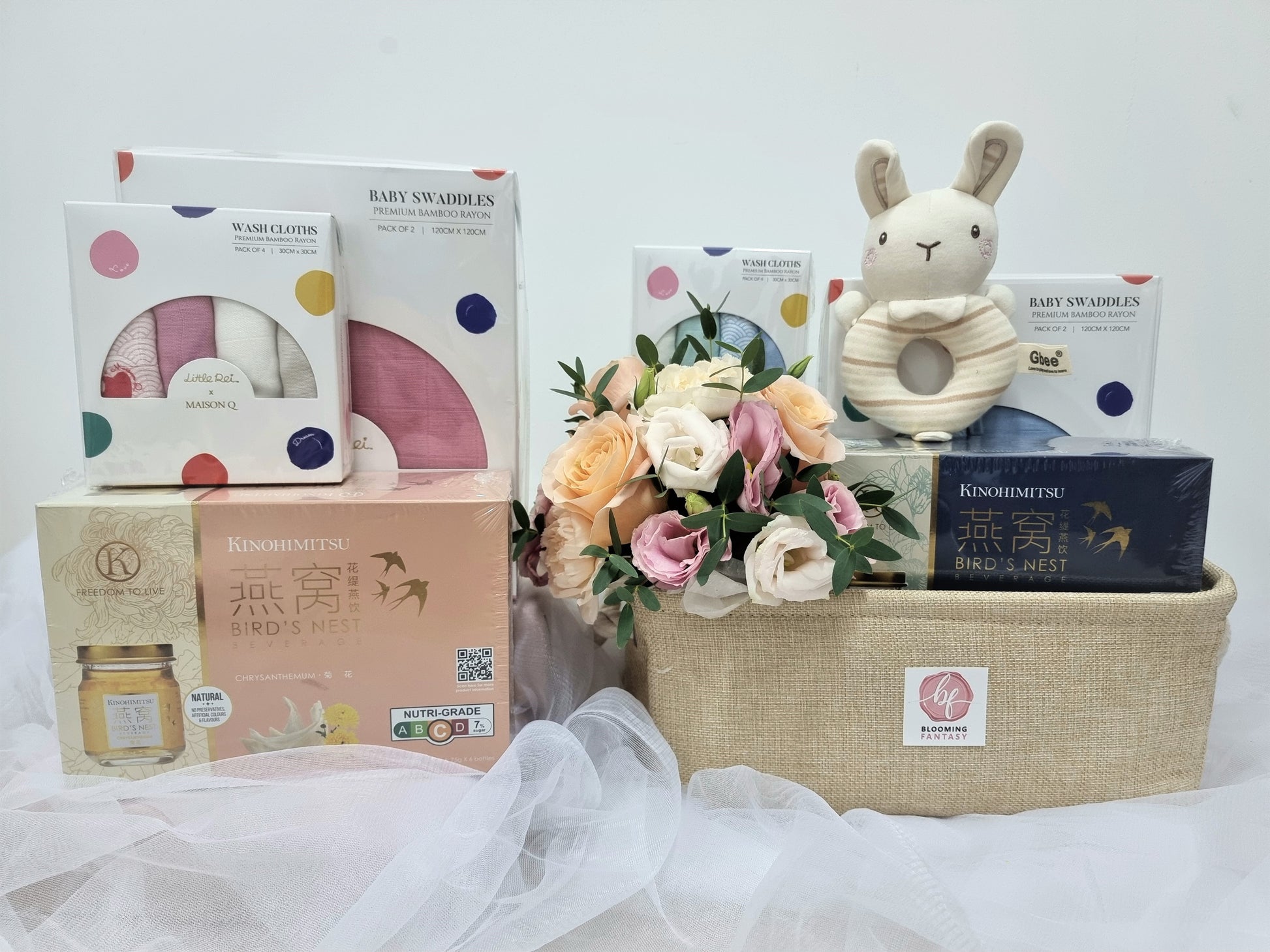 Personalised Pamper New Mum and Baby Gift Basket, Hamper, Baby Shower,  Neutral Gift Hamper - Etsy