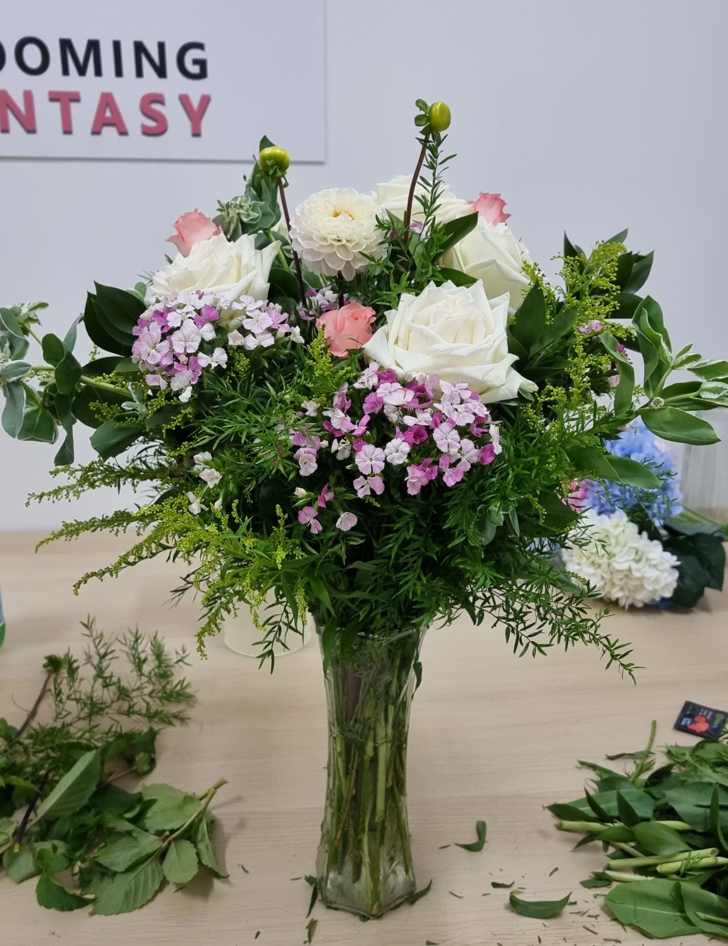 Flower Arrangement Workshop - Vase Arrangement