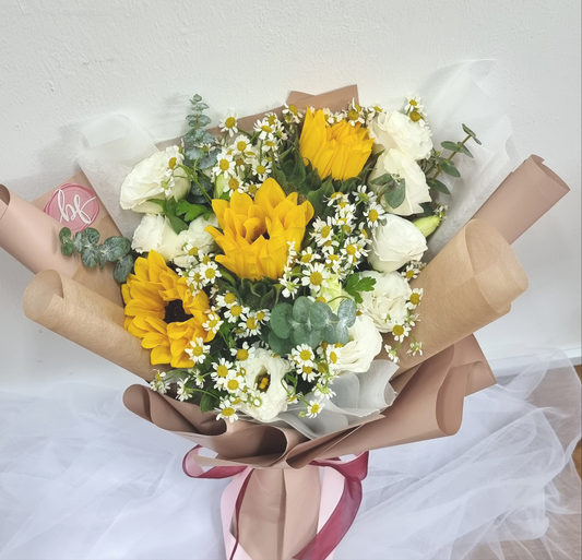 Bouquet - Sunflower with Daisy